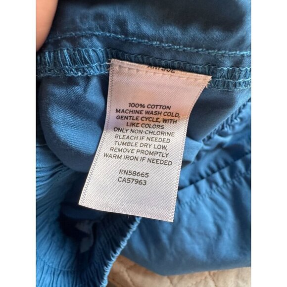 BP Women's Blue Elastic Waist Drawstring  Cargo Shorts Size Small - Picture 6 of 7